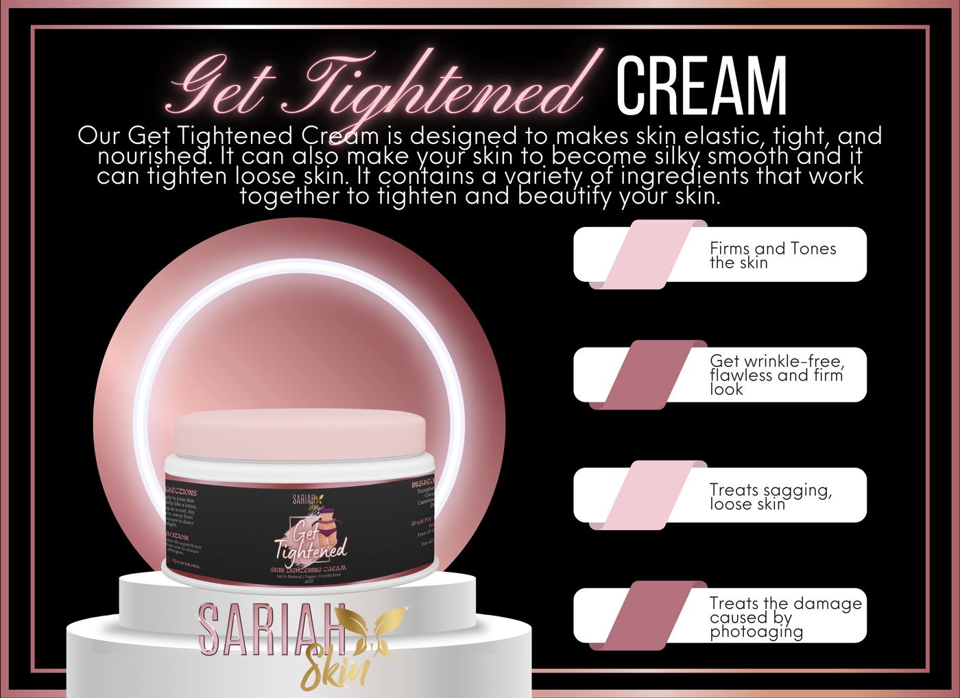 Get Tightened Cream 4oz