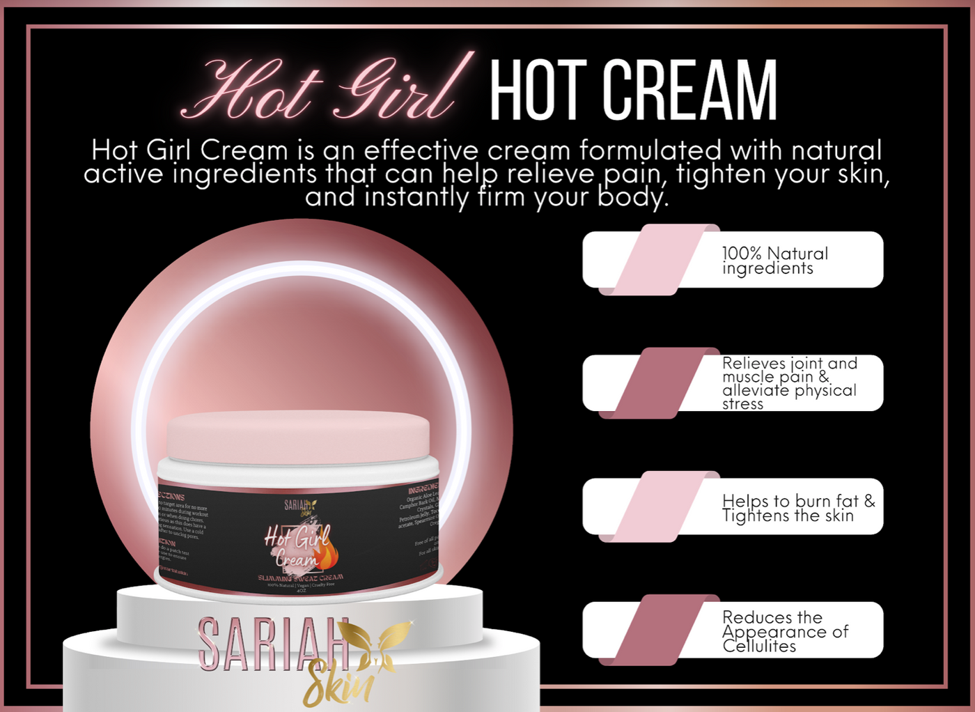Hot Girl Cream 4oz